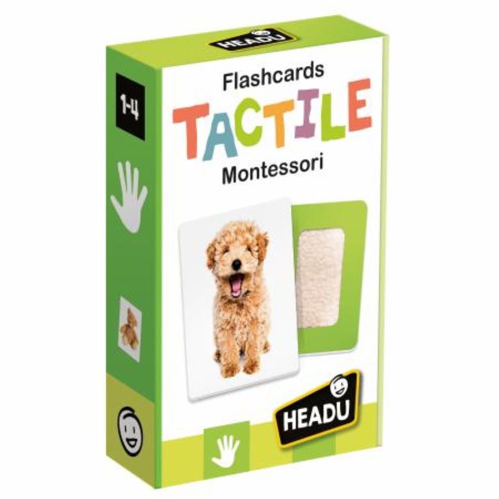 Flashcards Tactile Montessori âge 1 à 4 ans