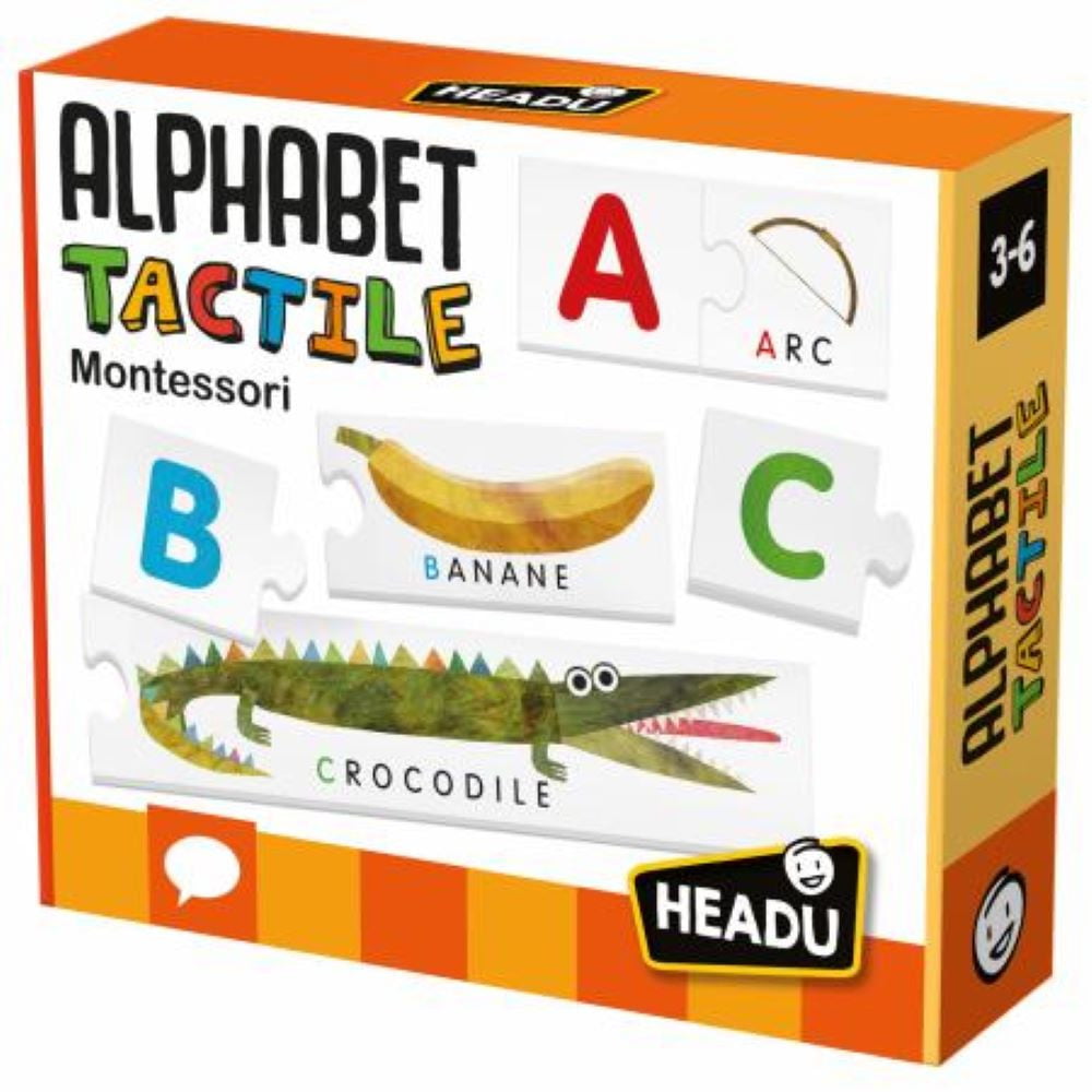 HEADU Alphabet Tactile Montessori âge 3 à 6 ans