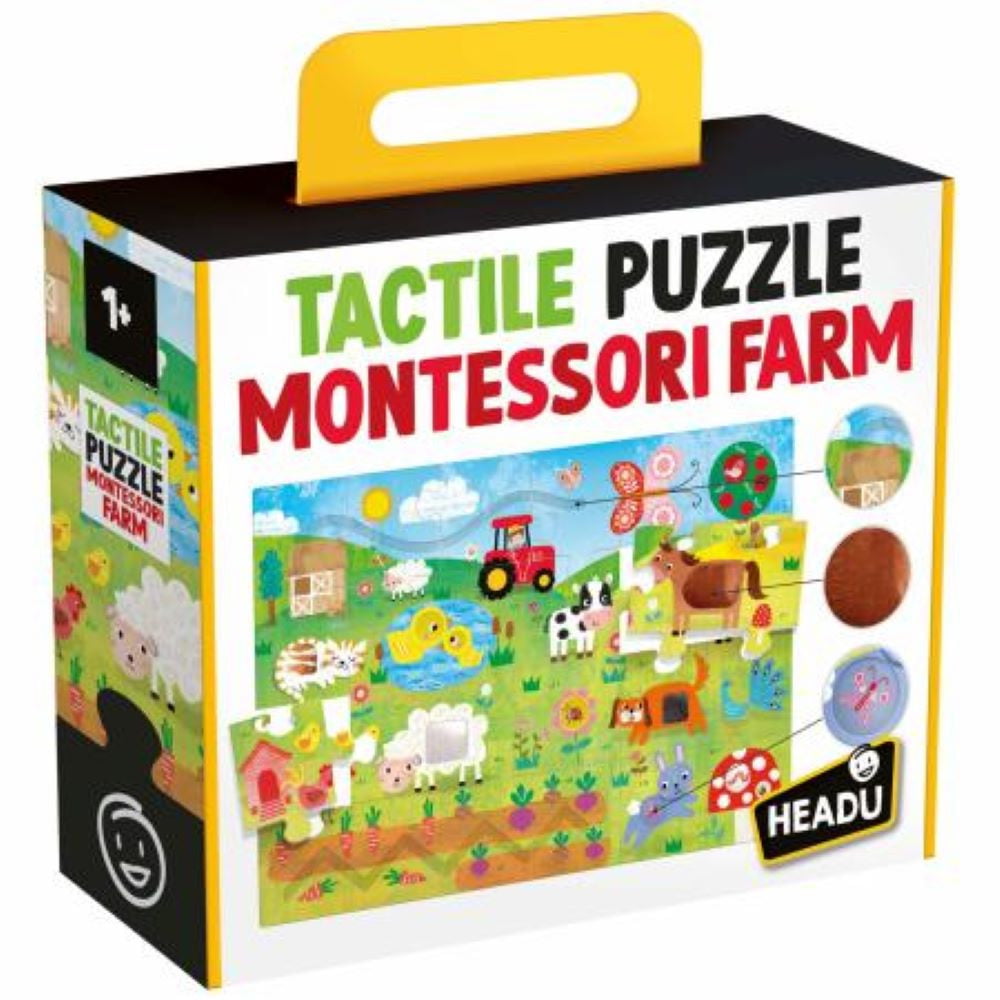 HEADU Tactile Puzzle Montessori âge 1 à 4 ans