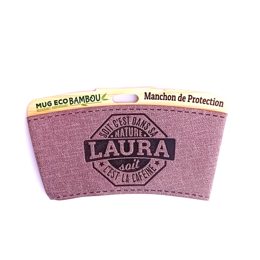 Manchon personnalisé prénom Laura