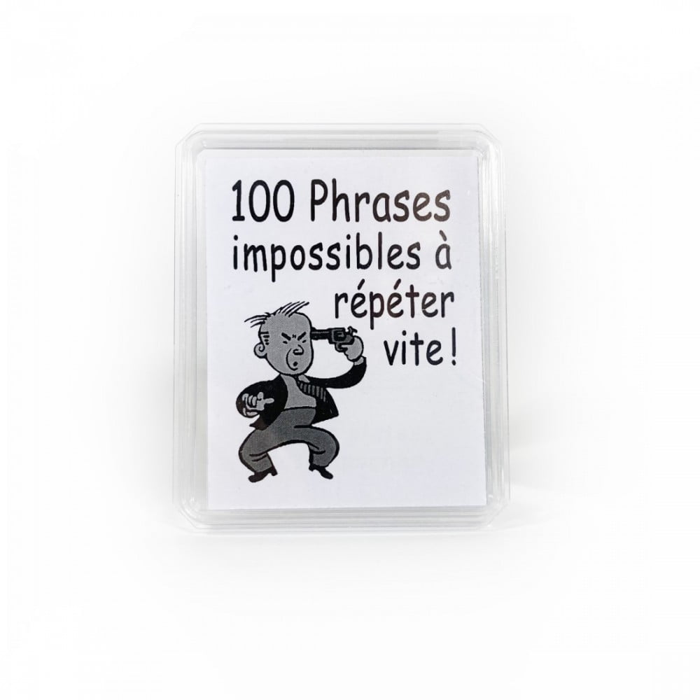 100 phrases impossibles à répéter vite