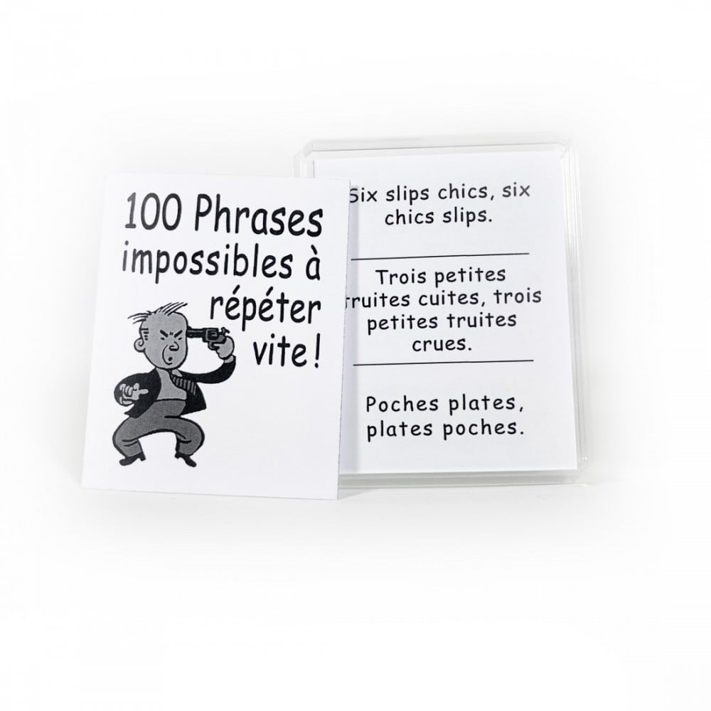 100 phrases impossibles à répéter vite