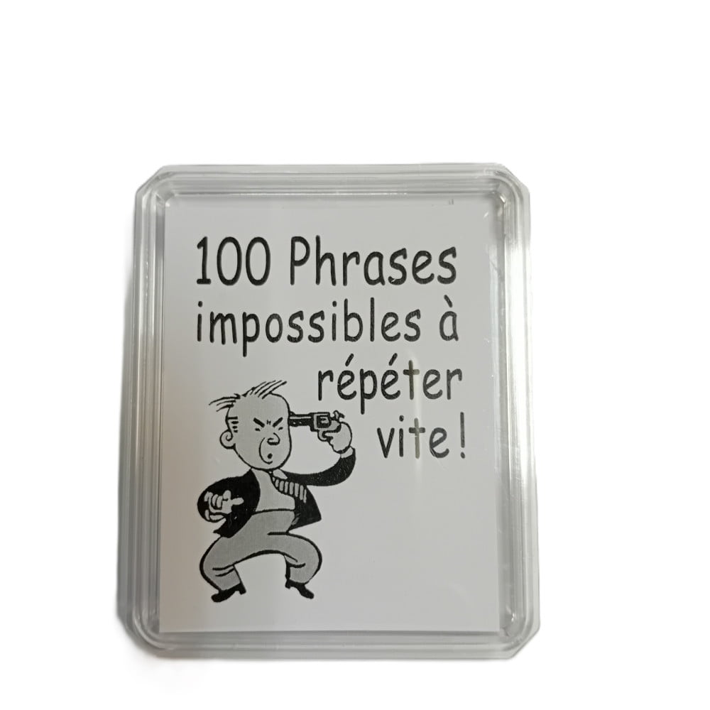 100 phrases impossibles à répéter vite