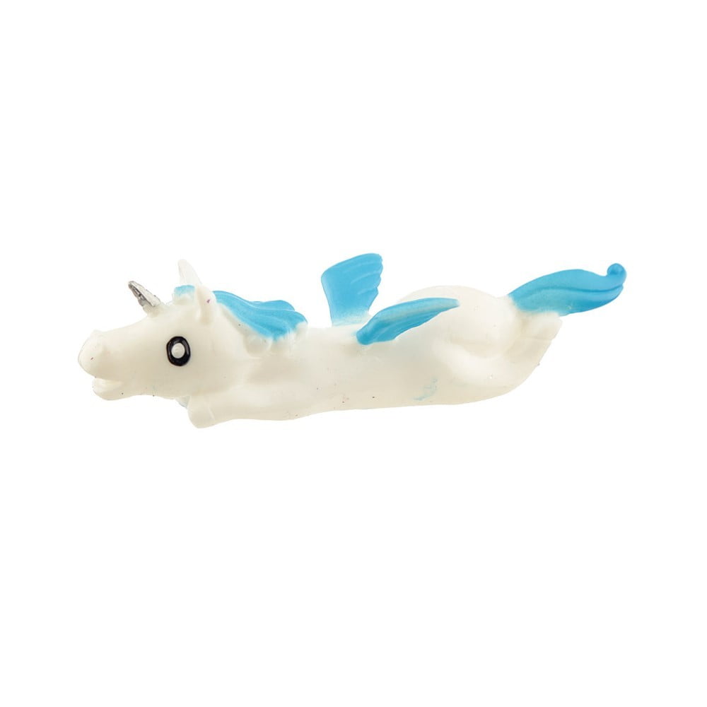 2 Licorne à lancer rose et blanche