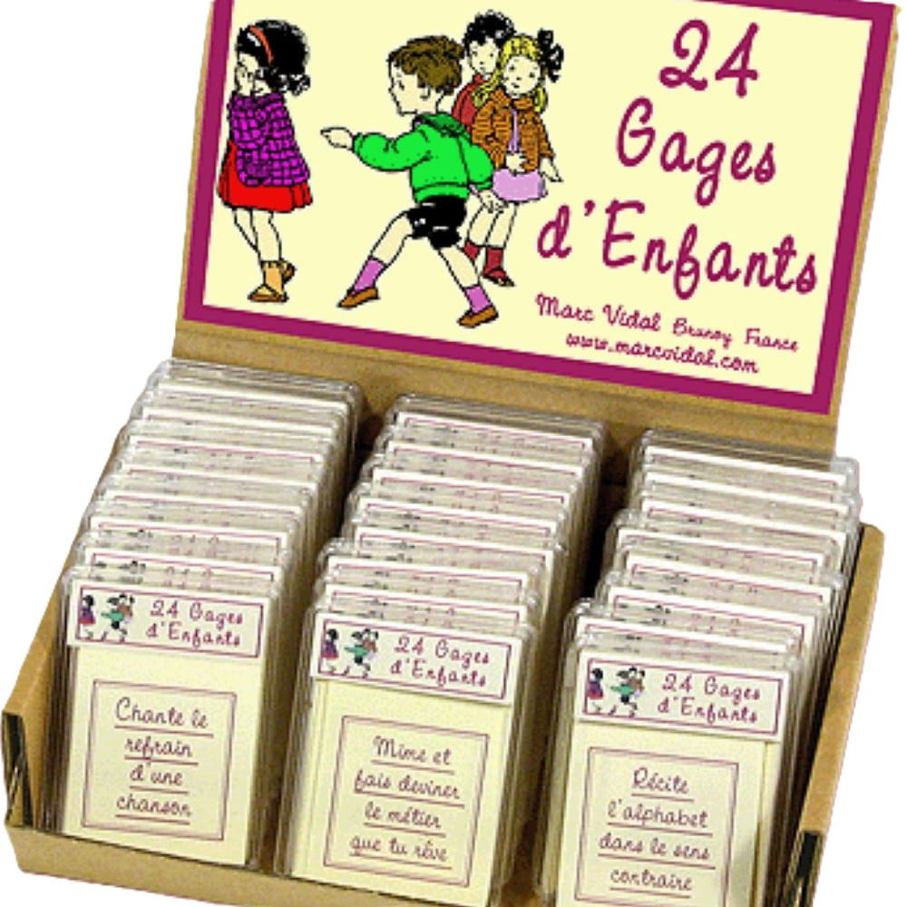 24 gages pour enfants – Jeu de poche amusant Marc Vidal