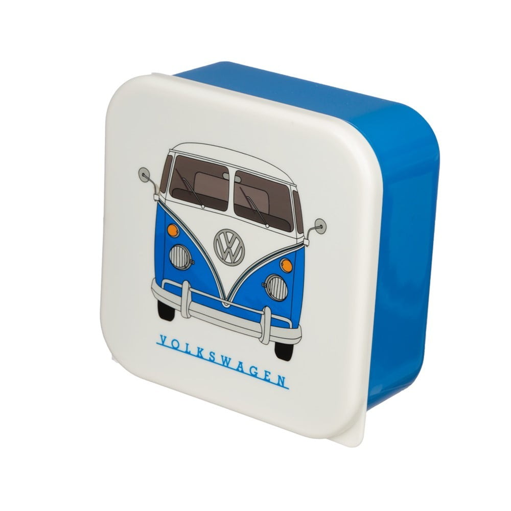 3 boîtes à repas VW Combi bleues