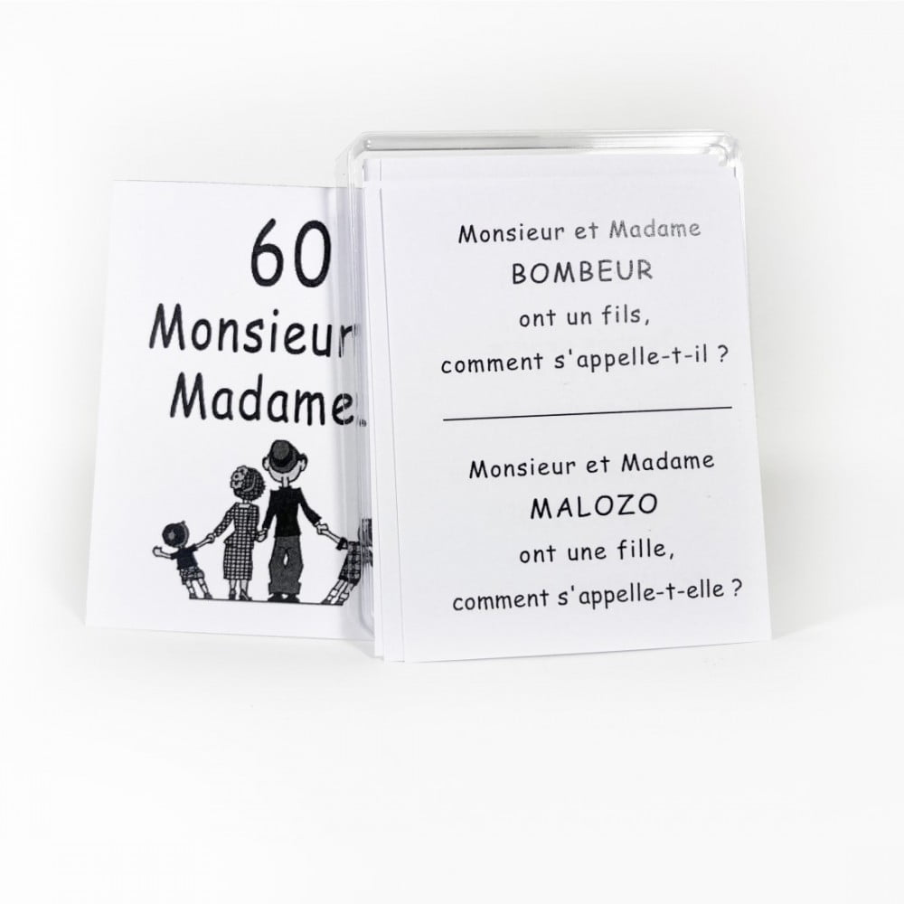 60 Monsieur et Madame