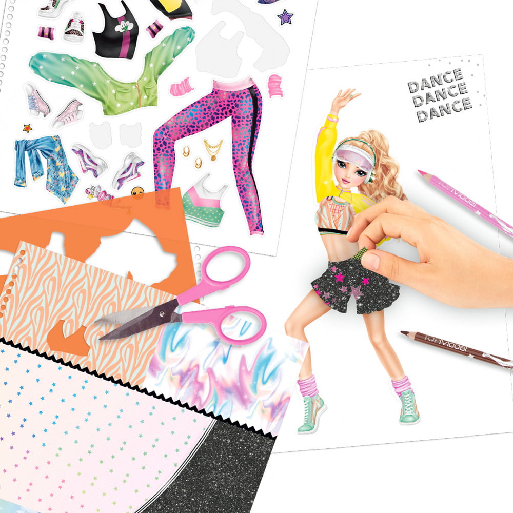 Album coloriage TOPModel Special Dance Nyela et Christy