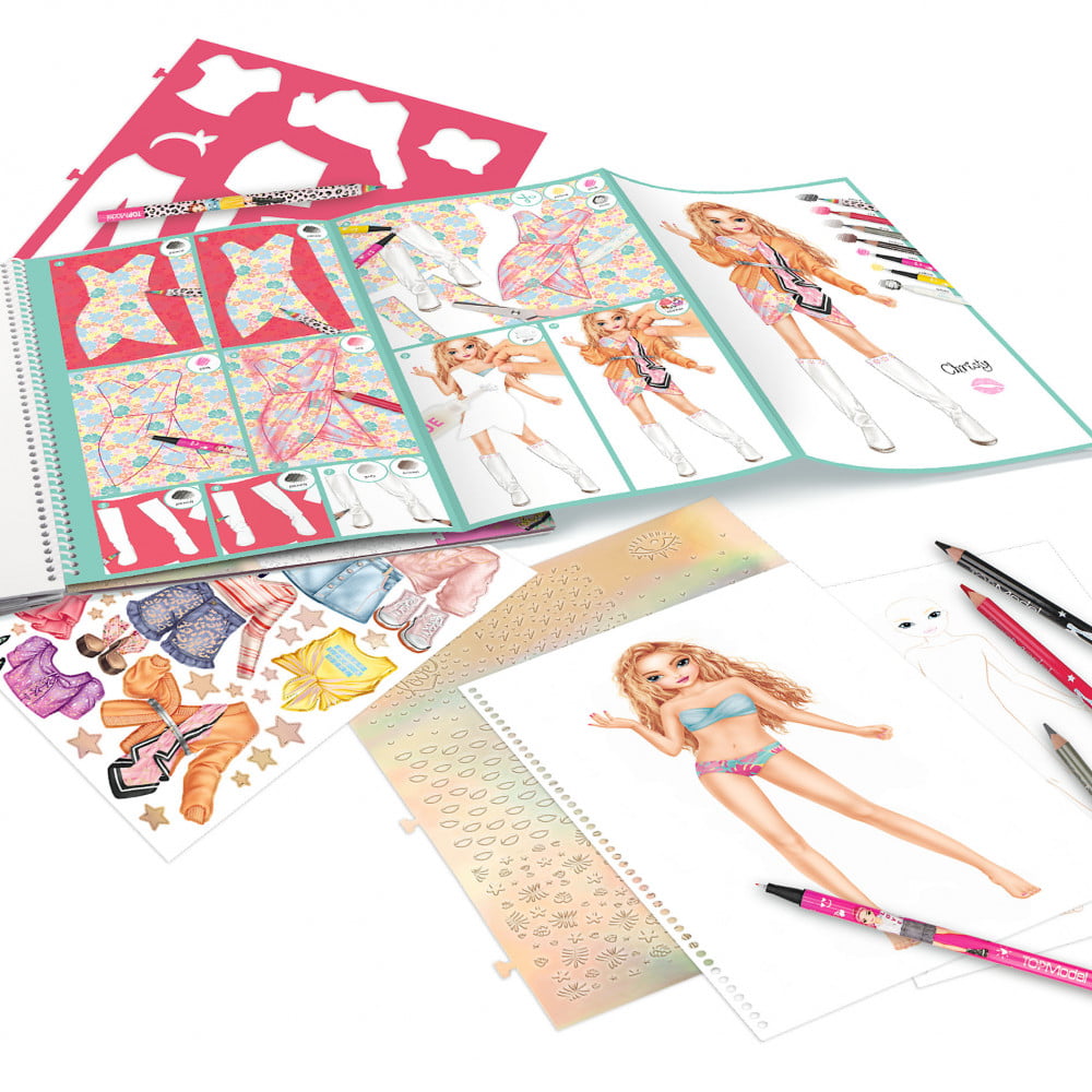 Album coloriage TOPModel Design Book