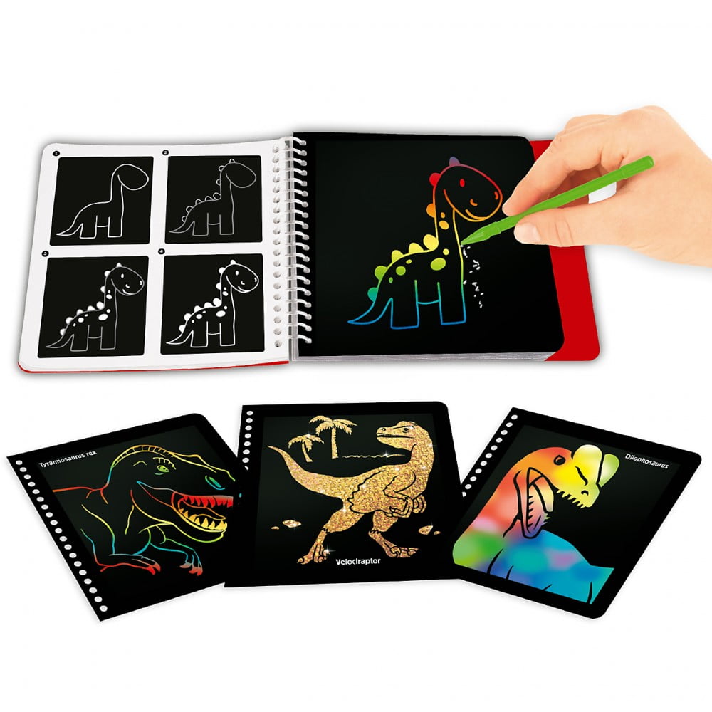 Album Mini Magic Scratch Dinos