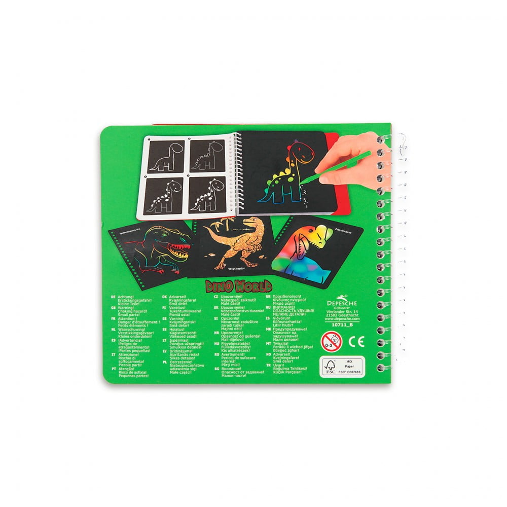 Album Mini Magic Scratch Dinos