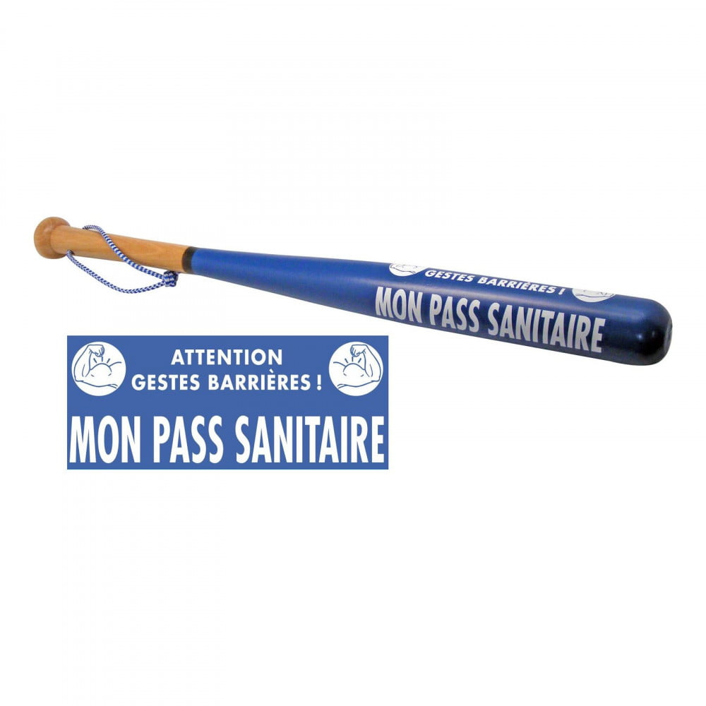 Batte baseball Pass sanitaire