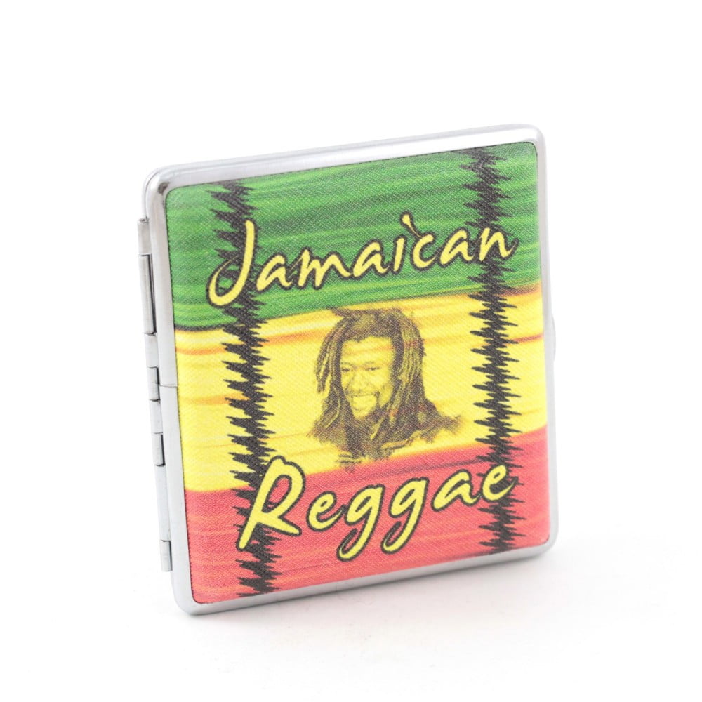 Boîte à cigarettes métal Jamaïcan Reggae