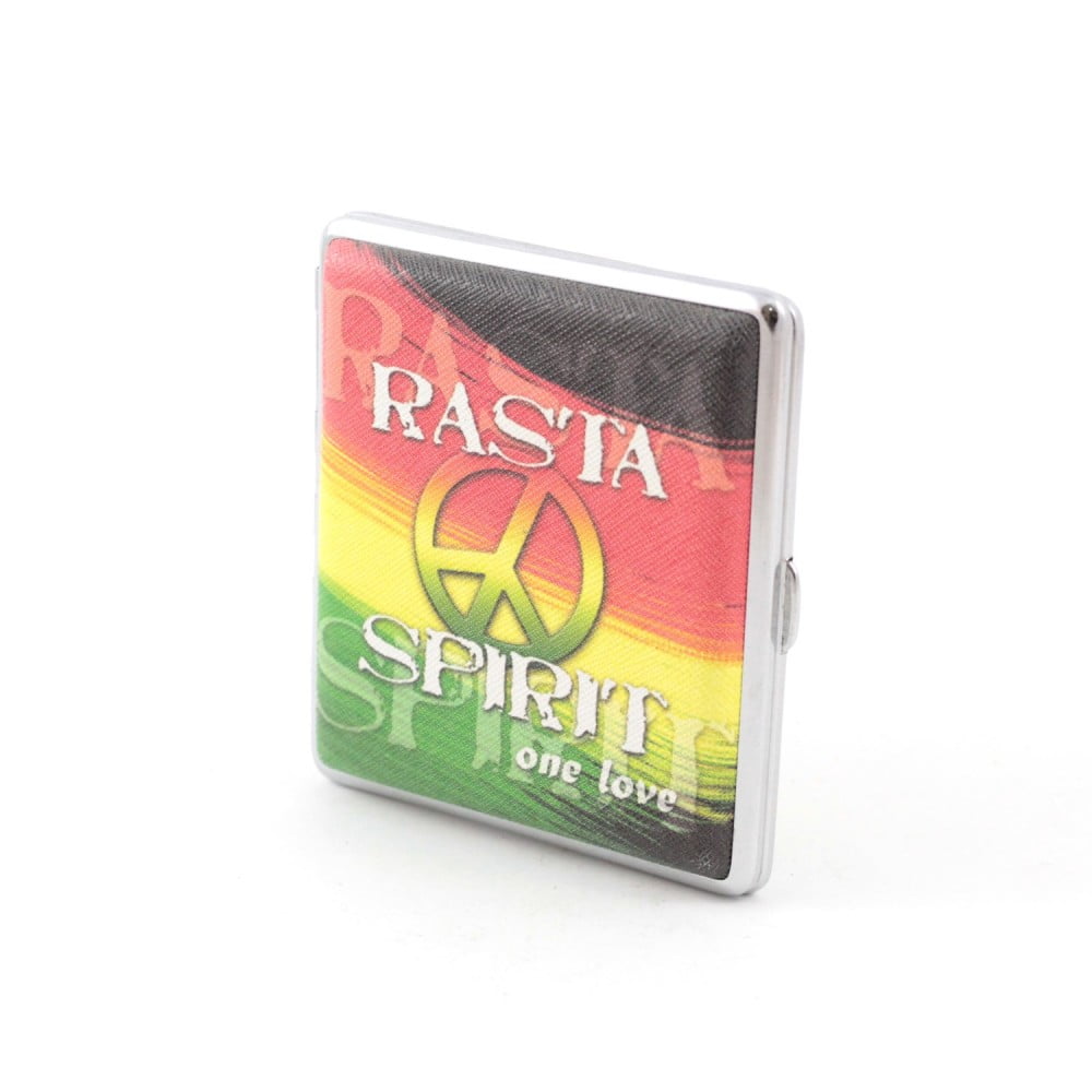 Boîte à cigarettes métal Rasta spirit