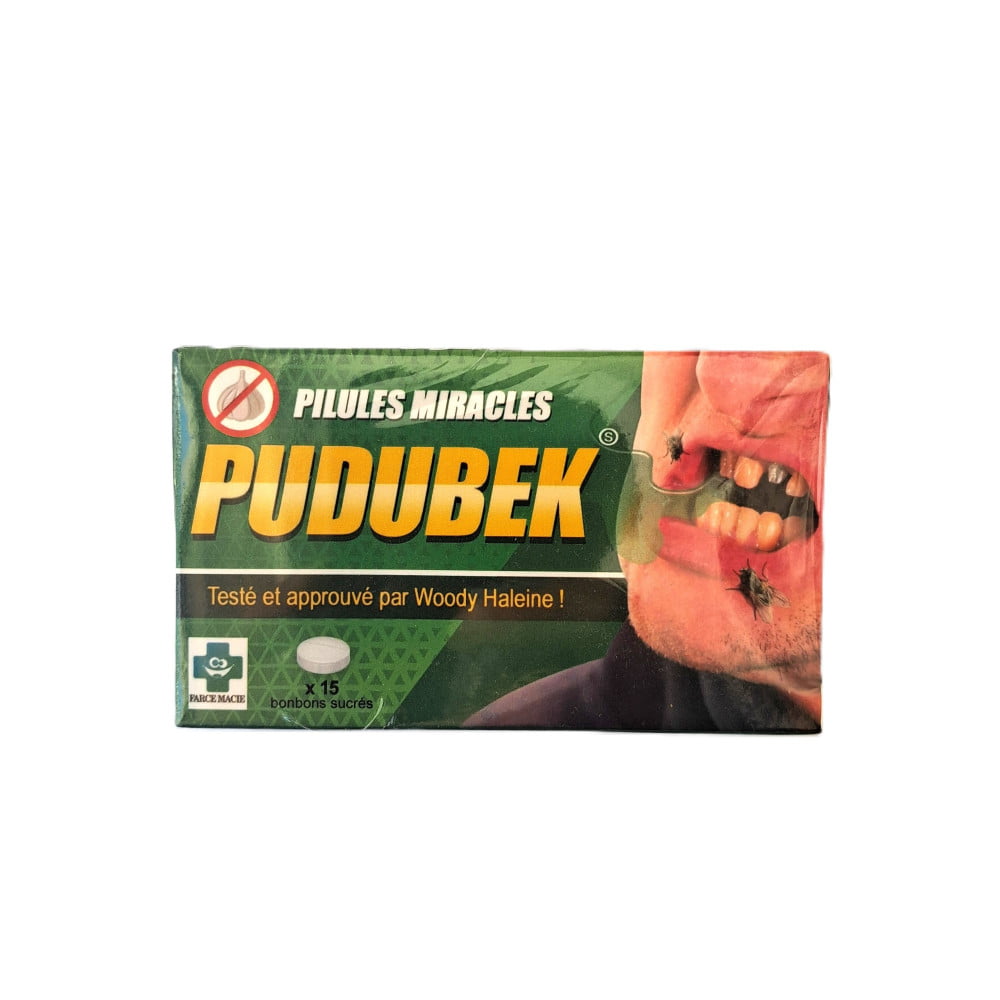 Boîte de bonbons miracles « PUDUBEK »