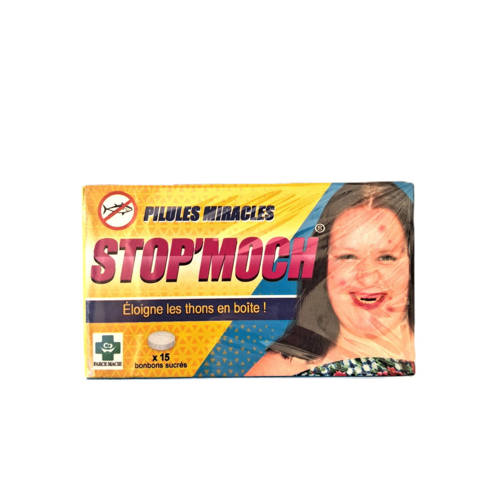 Boîte de bonbons miracles « STOP MOCH »