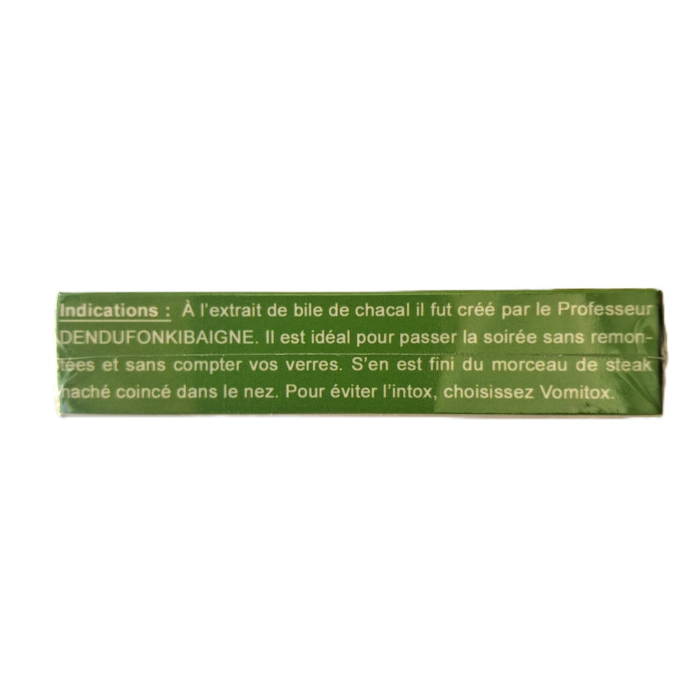 Boîte de bonbons miracles « VOMITOX »