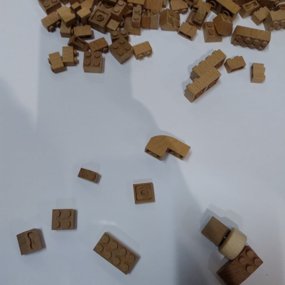 FabBRIX jeu en bois 26 pièces Amis de la forêt