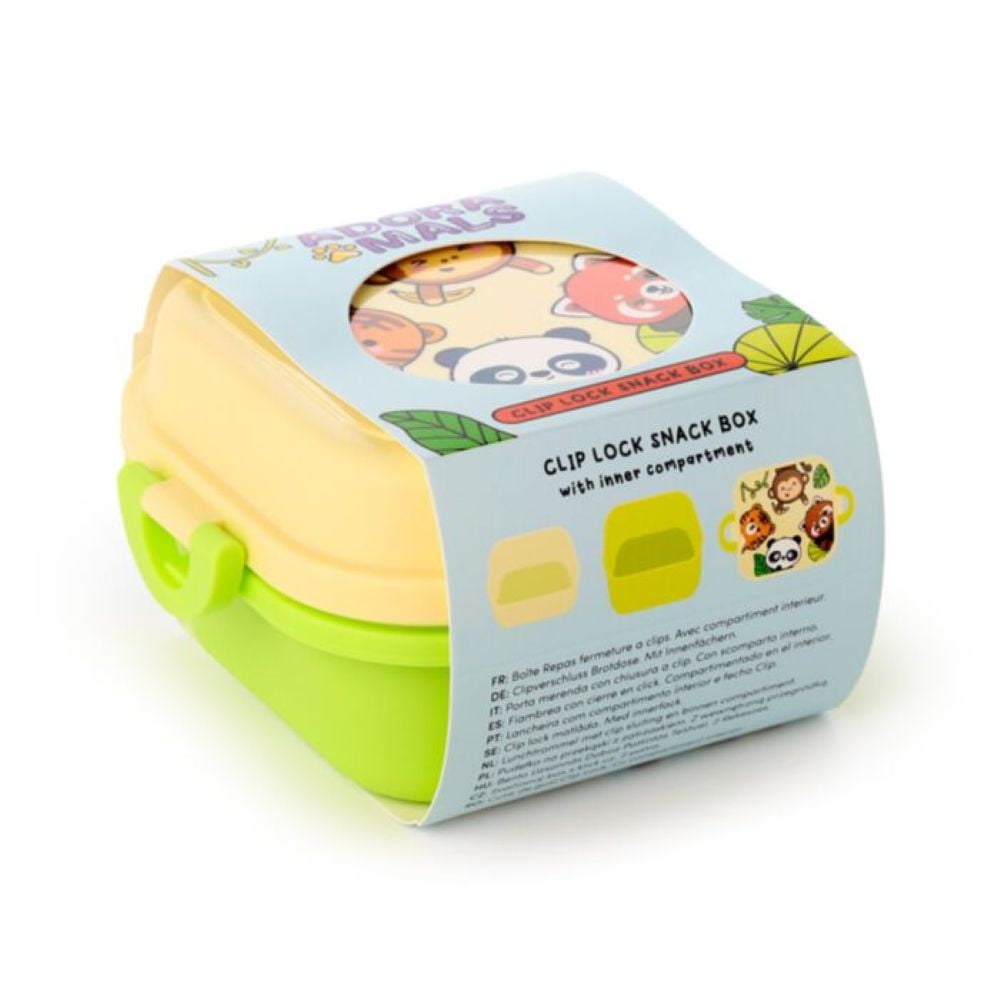 Boîte repas Bento compartimentée avec couverts – Adoramals