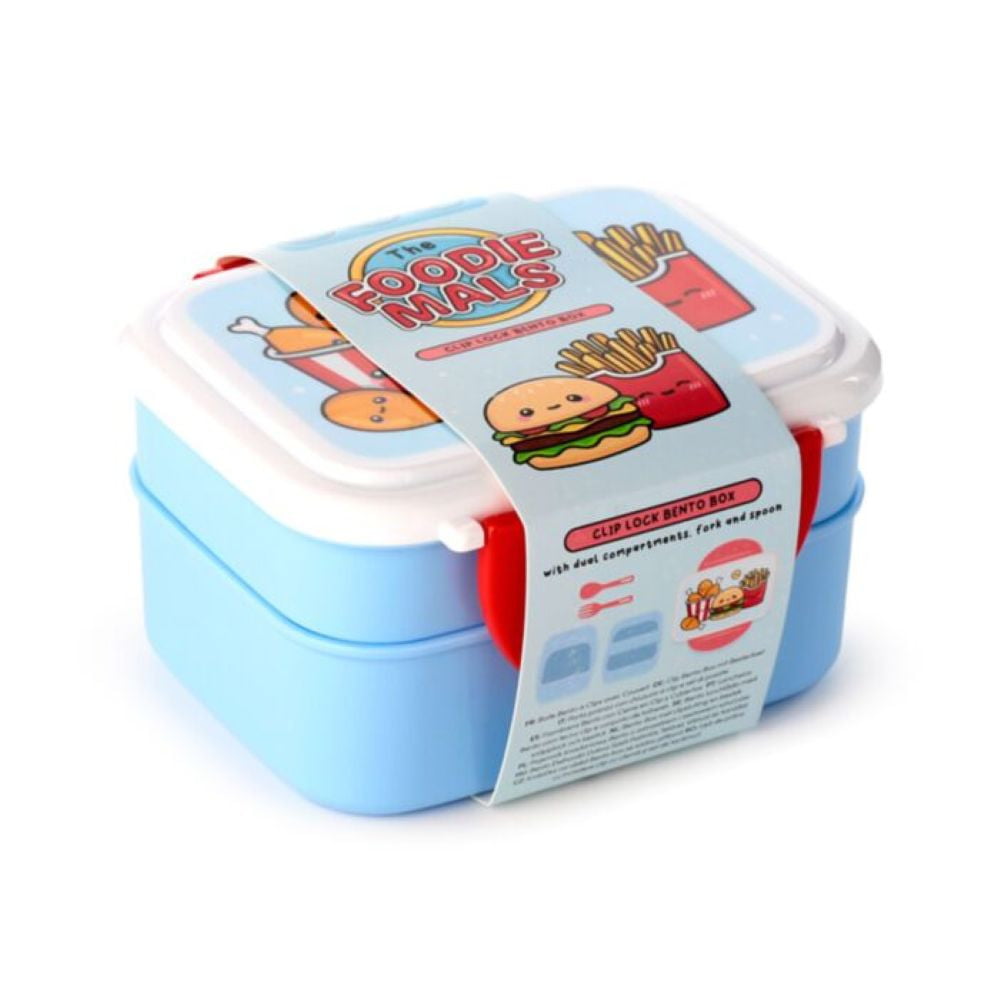 Boîte repas Bento compartimentée avec couverts – Foodiemals