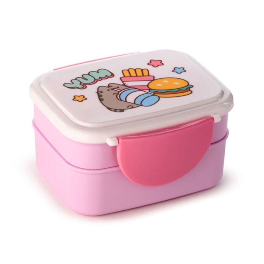 Boîte repas Bento compartimentée avec couverts – Pusheen le Chat Cœur