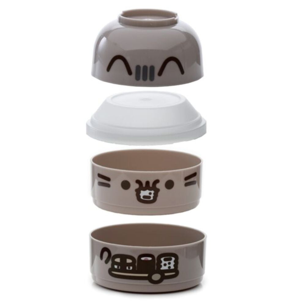 Boîte repas Bento ronde compartimentée Pusheen – Chat
