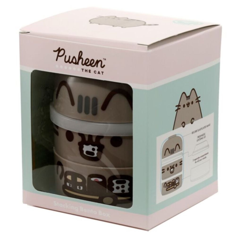 Boîte repas Bento ronde compartimentée Pusheen – Chat
