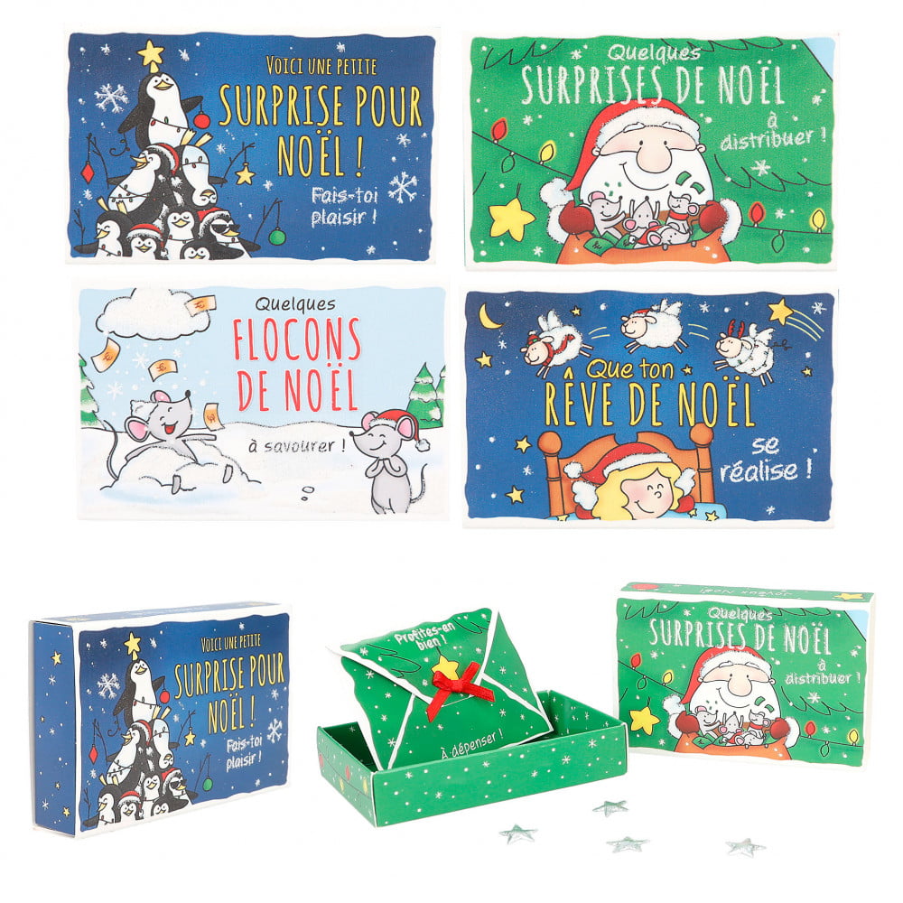 Boîtes à étrennes Flocons de Noël