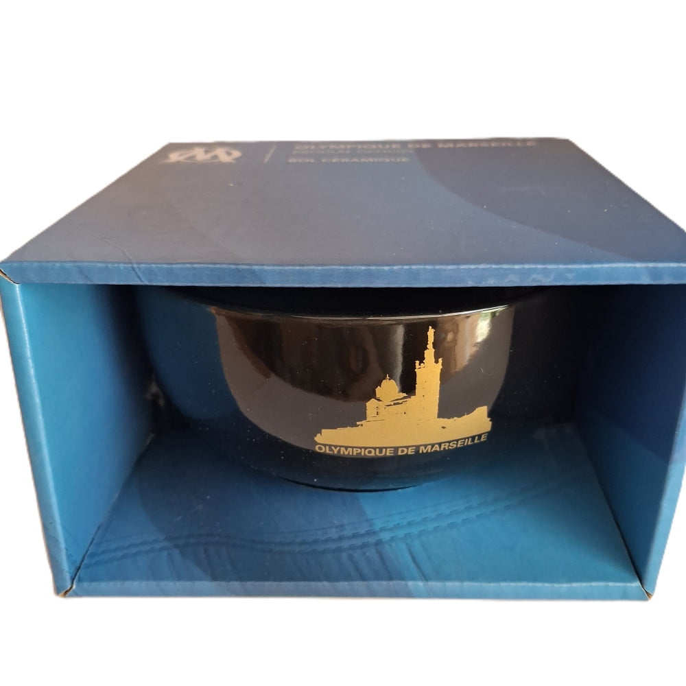 Bol Olympique de Marseille avec boîte cadeau