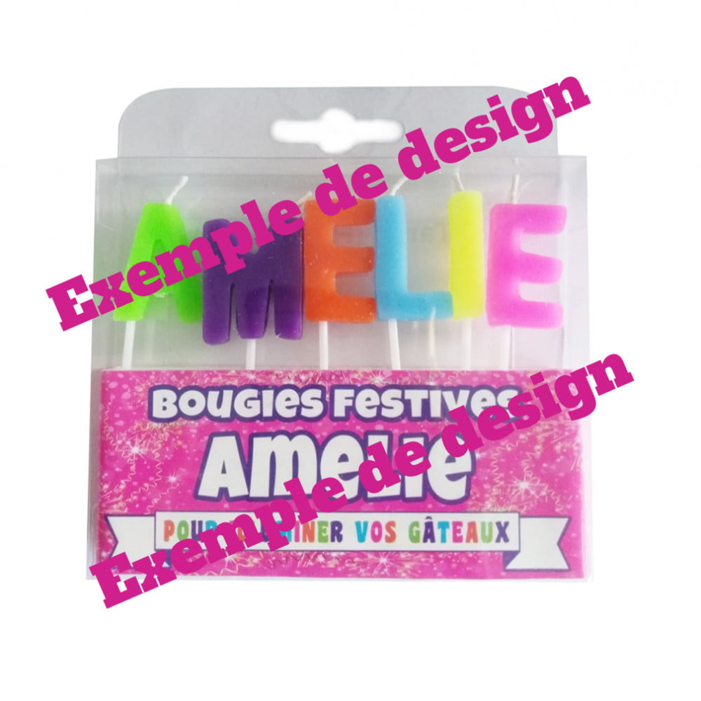 Bougie personnalisée Mamie