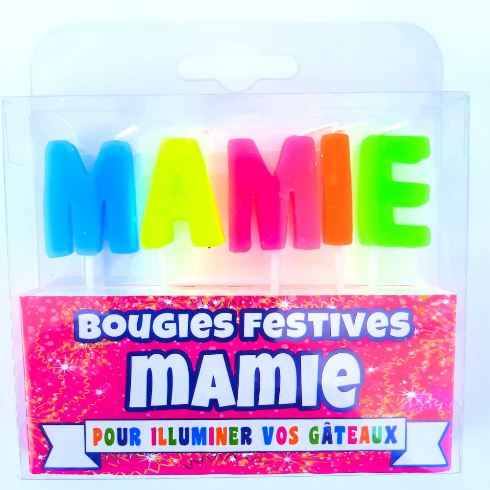 Bougie personnalisée Mamie