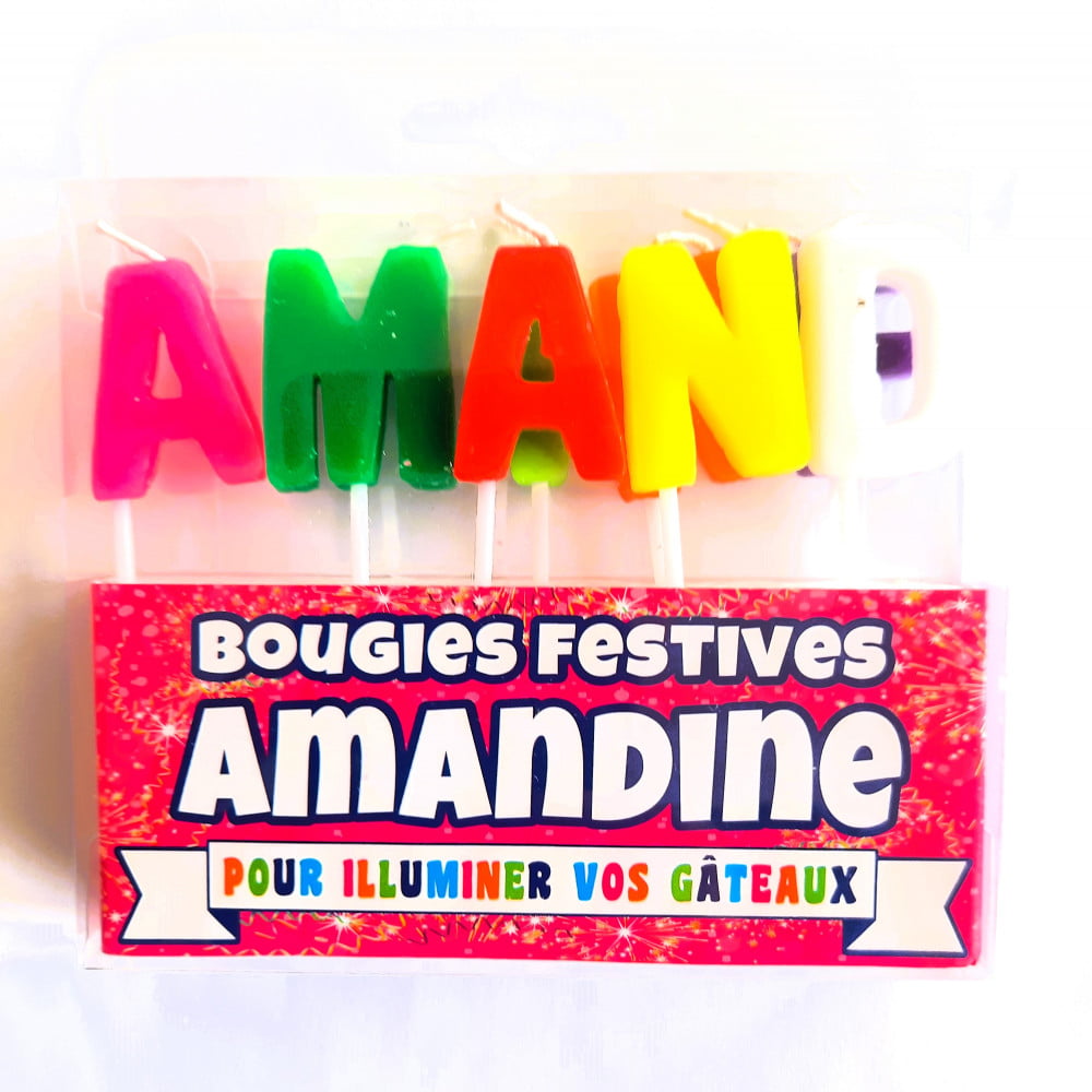 Bougie Prénom Amandine