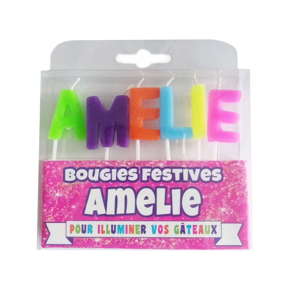 Bougie Prénom Amélie