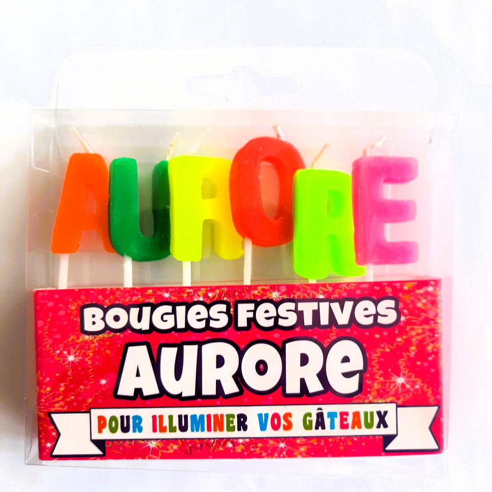 Bougie Prénom Aurore