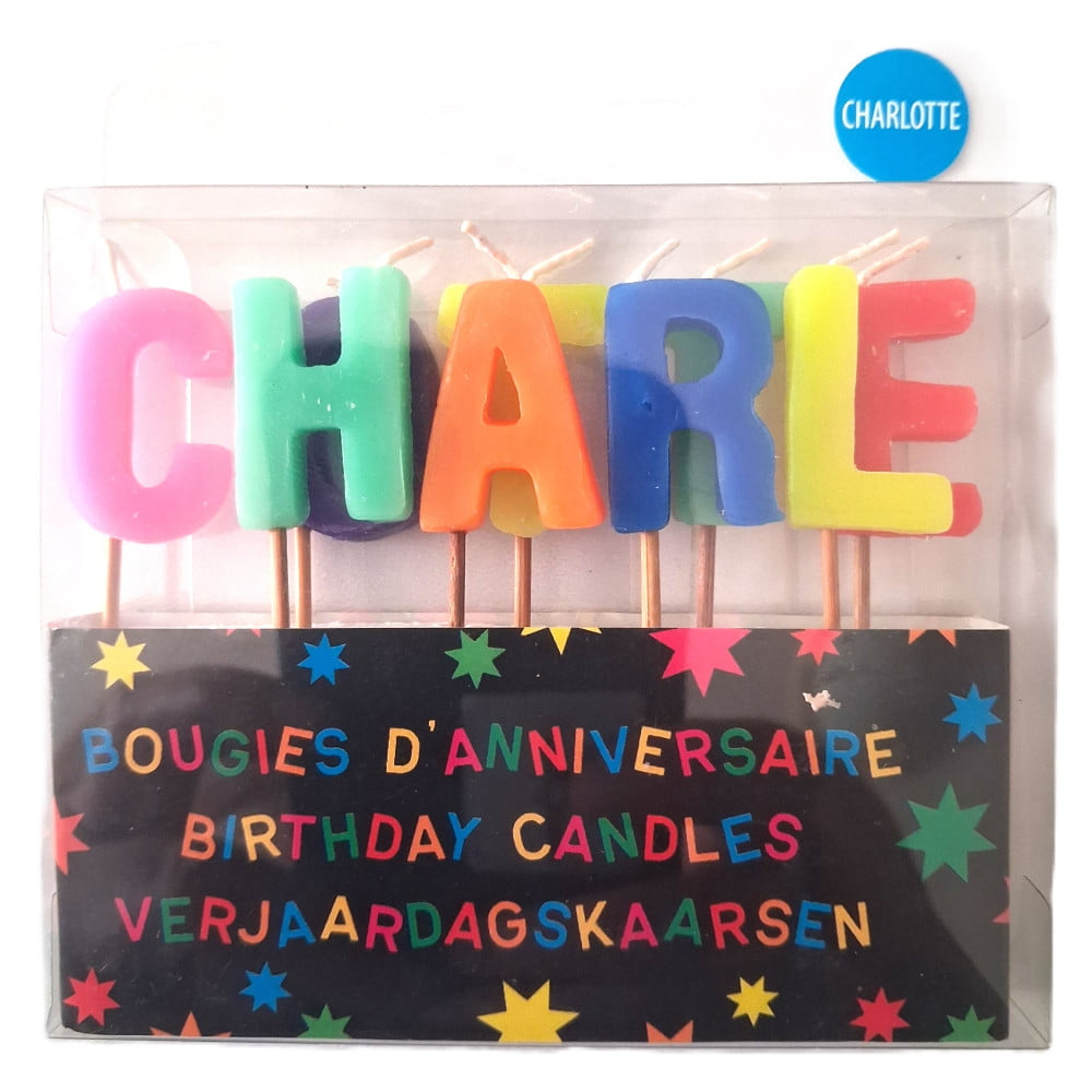 Bougie Prénom Charlotte