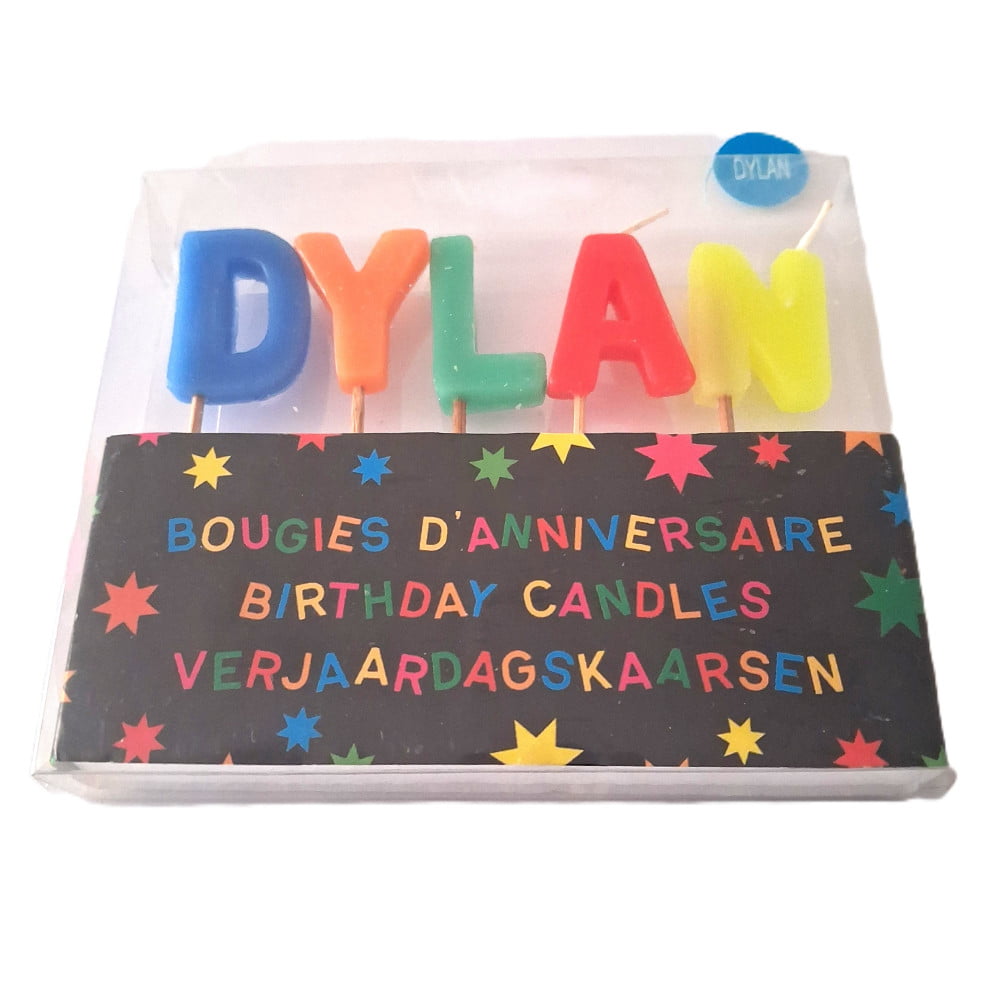 Bougie prénom Dylan