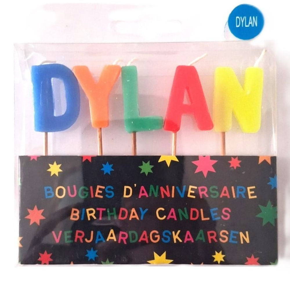 Bougie prénom Dylan