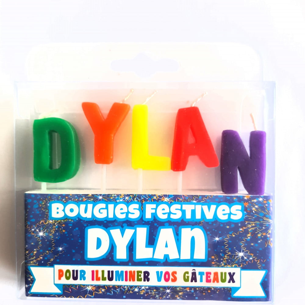 Bougie Prénom Dylan