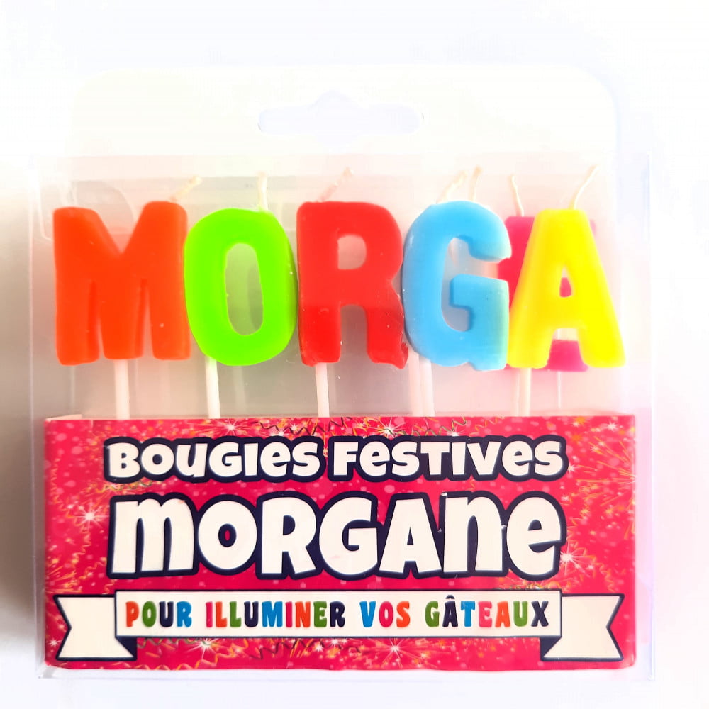 Bougie Prénom Morgane