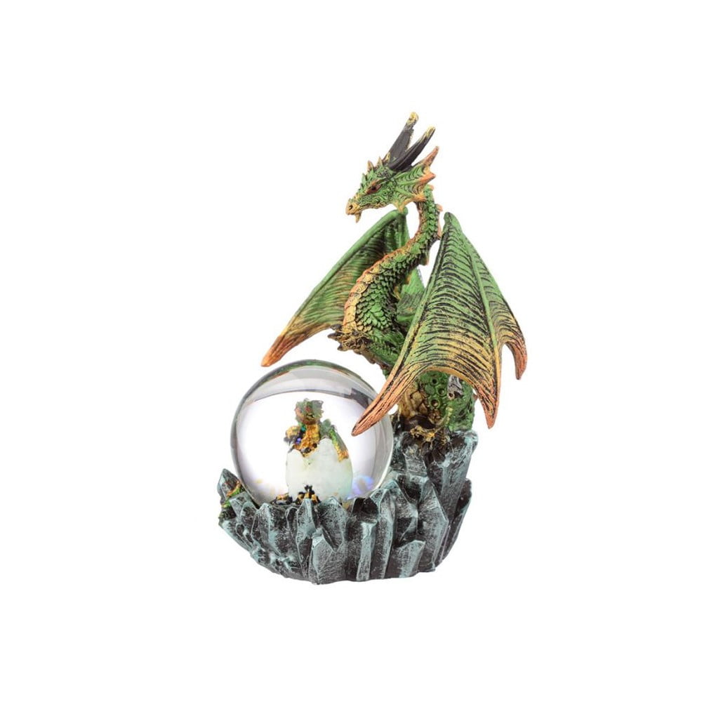 Boule à neige Dragon vert