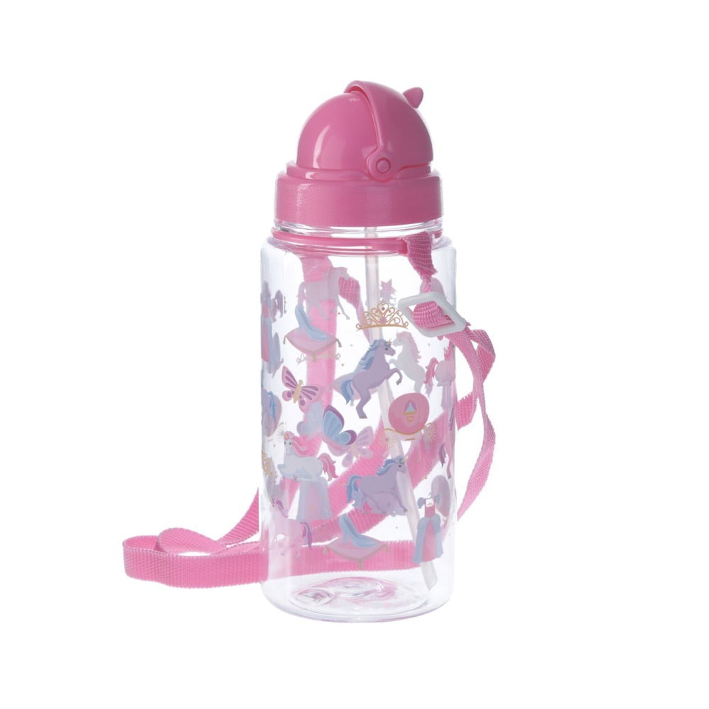 Bouteille Gourde Licorne Cordon et Paille