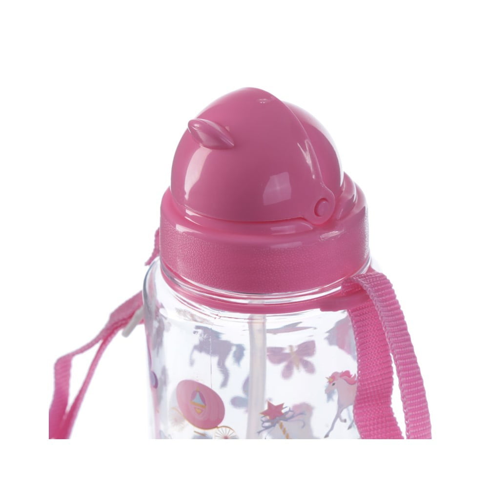 Bouteille Gourde Licorne Cordon et Paille