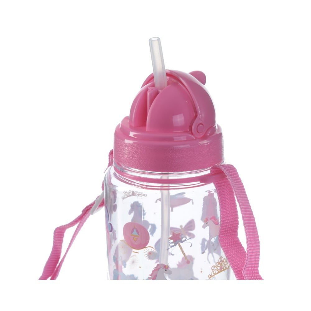 Bouteille Gourde Licorne Cordon et Paille