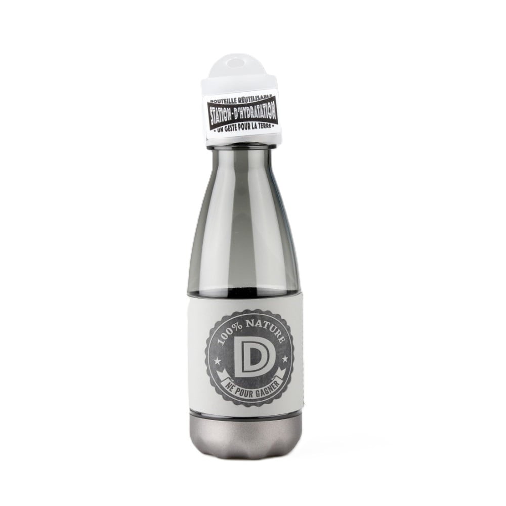 Bouteille réutilisable Lettre D en PETG sans BPA