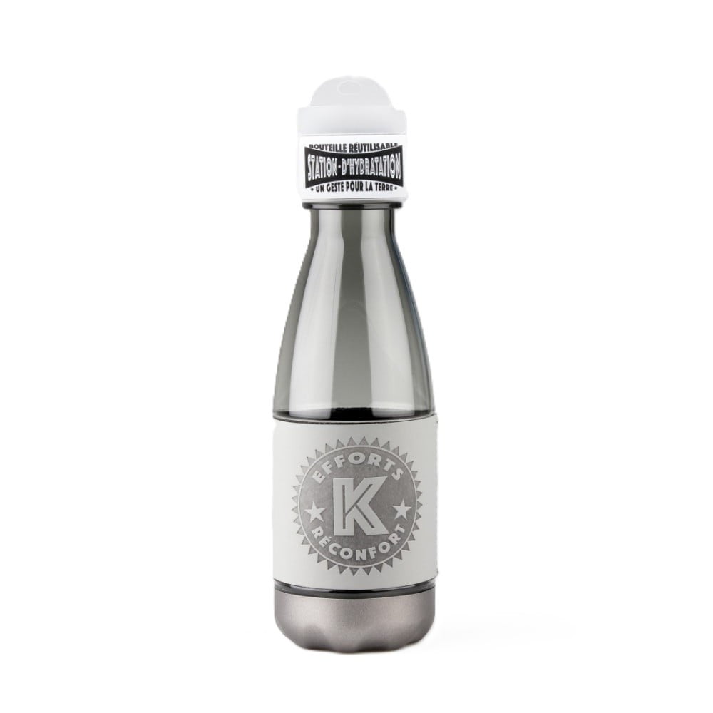 Bouteille réutilisable Lettre K en PETG sans BPA