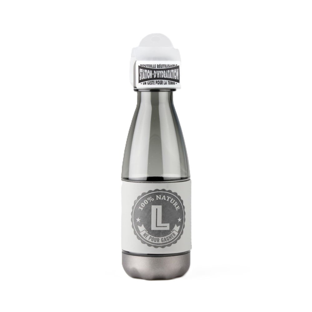 Bouteille réutilisable Lettre L en PETG sans BPA