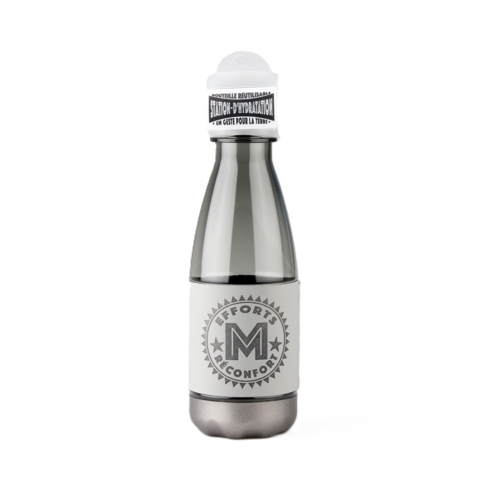 Bouteille réutilisable Lettre M en PETG sans BPA