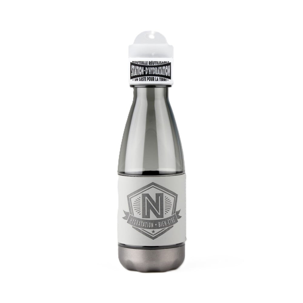 Bouteille réutilisable Lettre N en PETG sans BPA