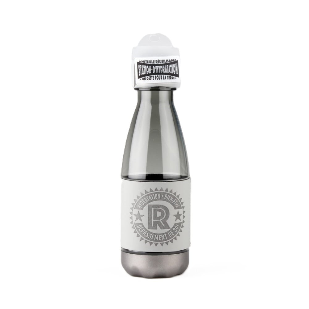 Bouteille réutilisable Lettre R en PETG sans BPA