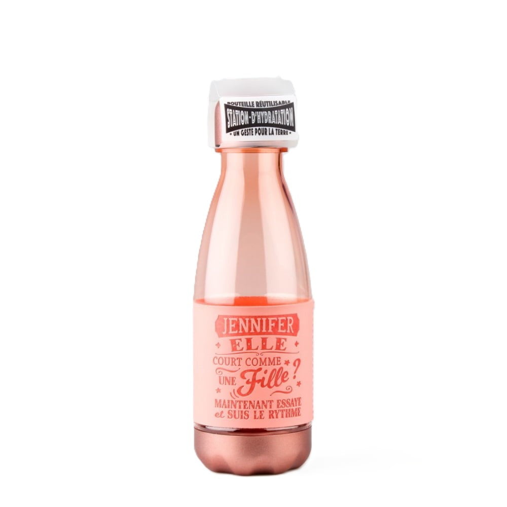 Bouteille réutilisable prénom Jennifer en PETG sans BPA